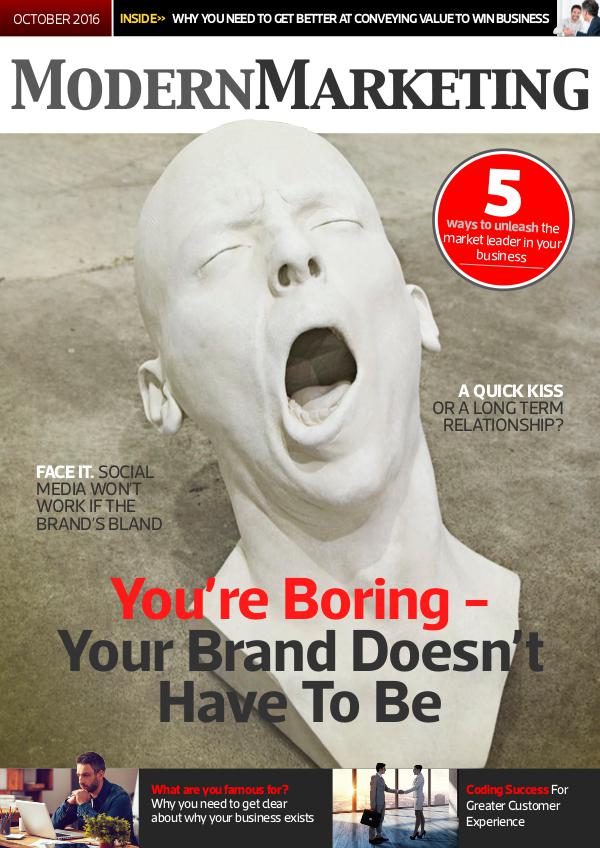 Modern Marketing Magazine October 2016