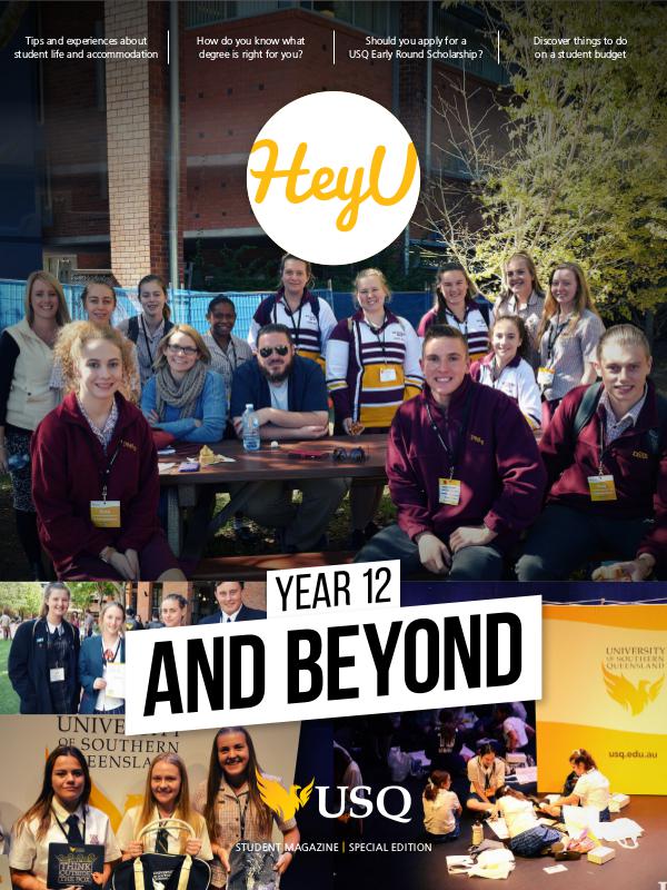 HeyU Special Edition - Year 12 and beyond