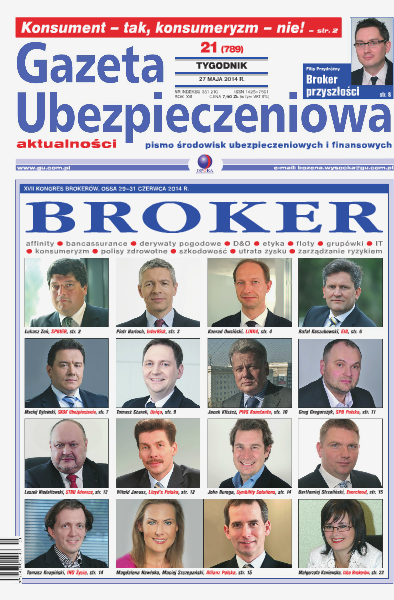 Gazeta Ubezpieczeniowa - wydanie elektroniczne nr 21/2014