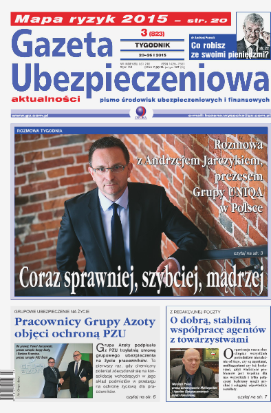 Gazeta Ubezpieczeniowa - wydanie elektroniczne nr 03/2015