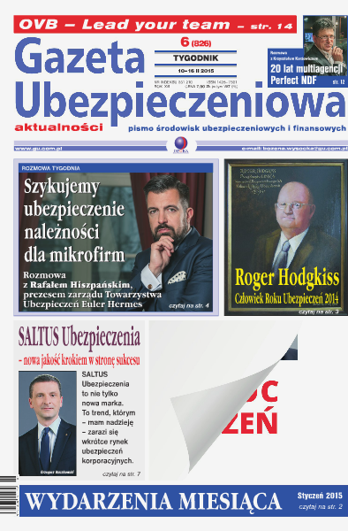Gazeta Ubezpieczeniowa - wydanie elektroniczne nr 06/2015