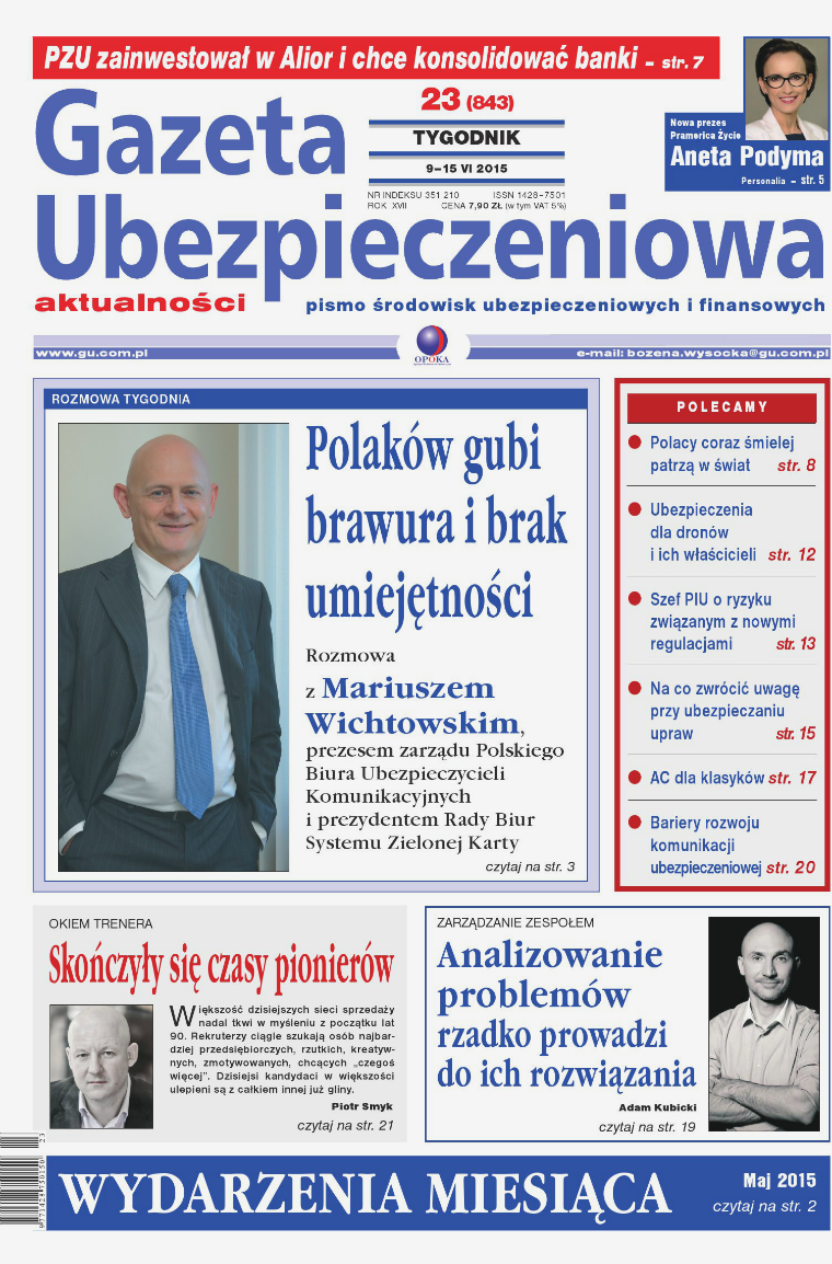Gazeta Ubezpieczeniowa - wydanie elektroniczne nr 23/2015