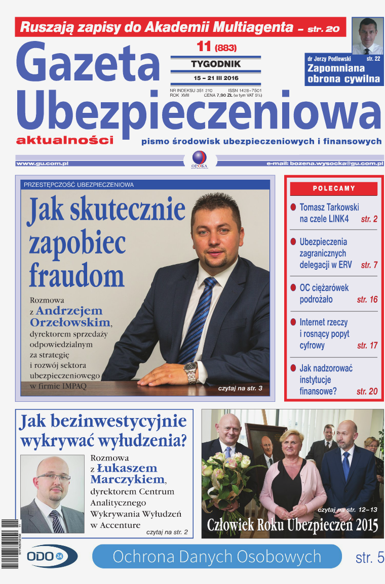 Gazeta Ubezpieczeniowa - wydanie elektroniczne nr 11-2016