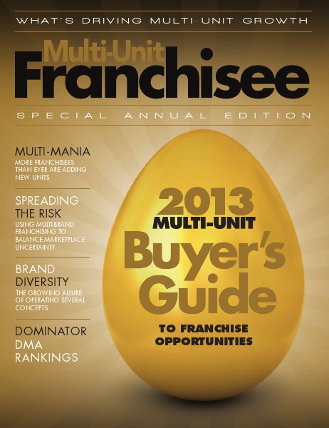 Multi-Unit Franchisee Magazine 2013 Buyer's Guide