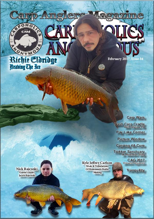 Carp Angler Magazine CAM, Carpoholic Anonymous Issue 35, March 2017