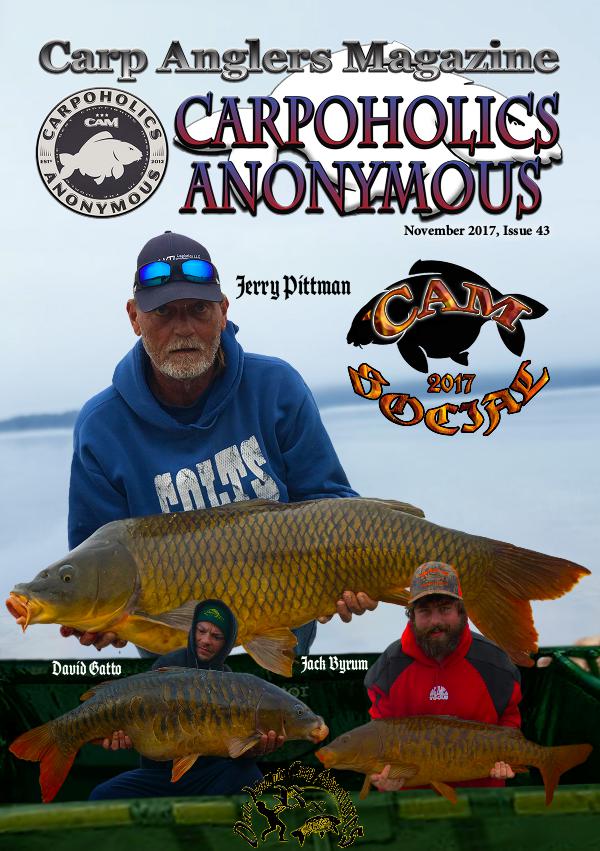 Carp Angler Magazine CAM, Carpoholic Anonymous Issue 43, November 2017