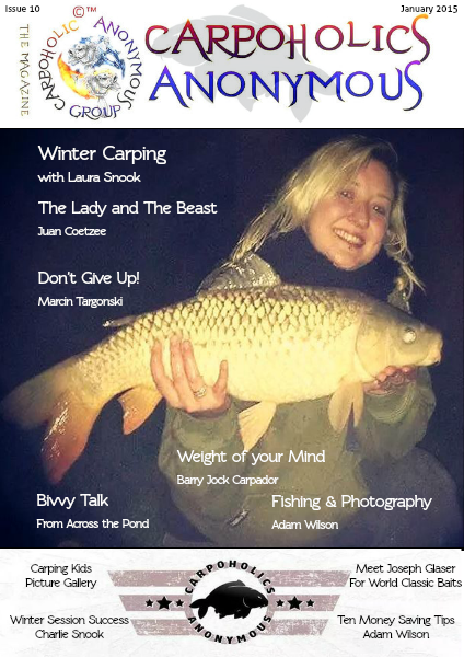 Carp Angler Magazine CAM, Carpoholic Anonymous Issue 10, January 2015