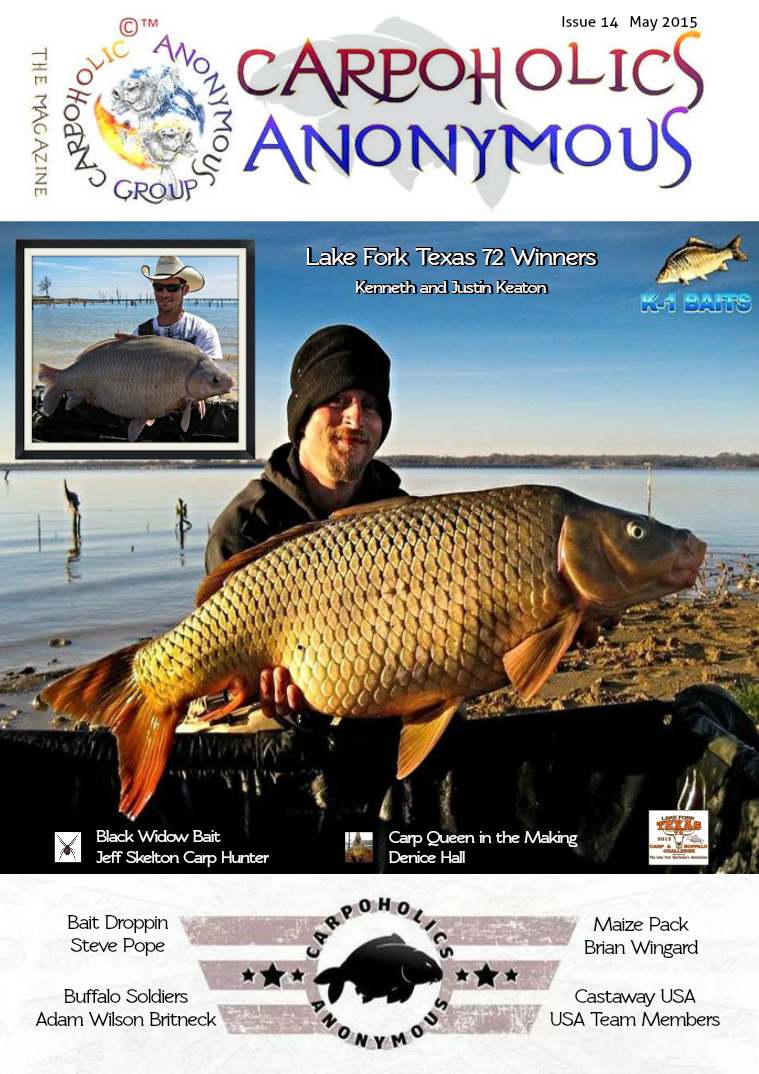 Carp Angler Magazine CAM, Carpoholic Anonymous Issue 14, May 2015