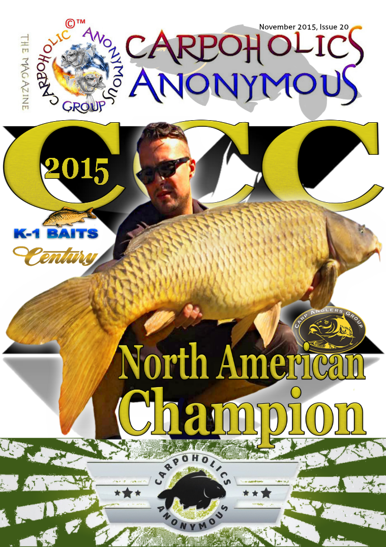 Carp Angler Magazine CAM, Carpoholic Anonymous Issue 20, November 2015