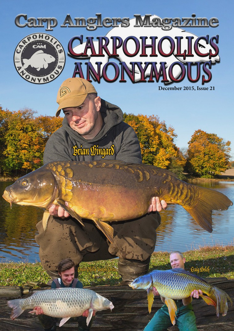 Carp Angler Magazine CAM, Carpoholic Anonymous Issue 21, December 2015