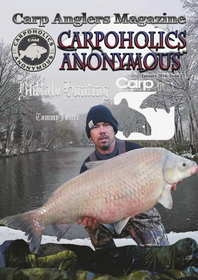 Carp Angler Magazine CAM, Carpoholic Anonymous Issue 22, January 2016