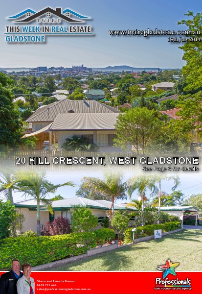 This Week In Real Estate - GLADSTONE 18th July 2014