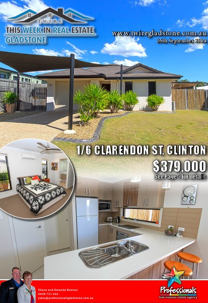 This Week In Real Estate - GLADSTONE 26th September 2014