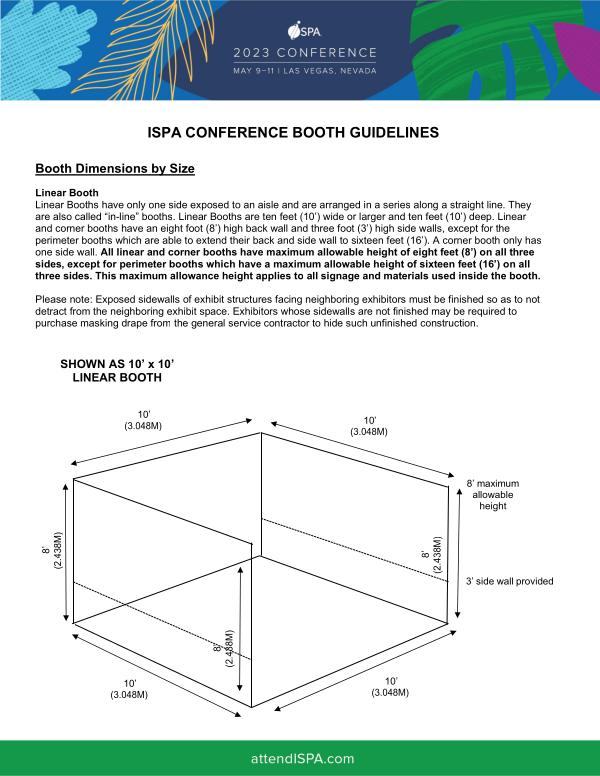 2023 Booth Guidelines