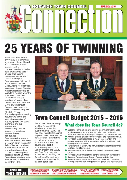 Horwich Town Council Connection Spring 2015