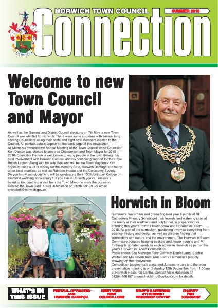 Horwich Town Council Connection Summer 2015