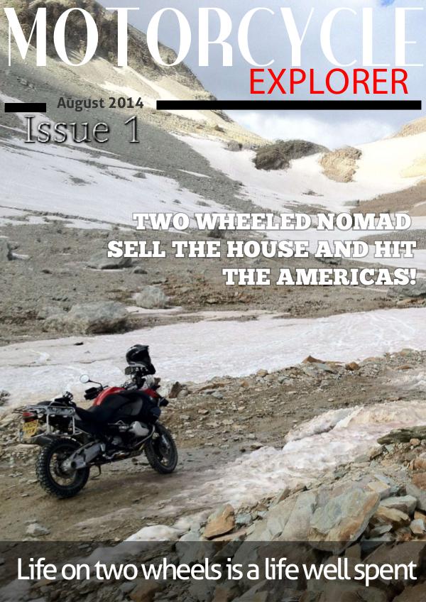 Motorcycle Explorer August 2014 Issue 1