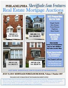 Philadelphia's July Foreclosure Auction Guide