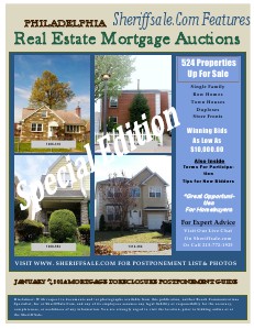 January 7, 2014 Mortgage Foreclosure Postponement Property Auction January 7, 2014 Special Foreclosure Edition Paid