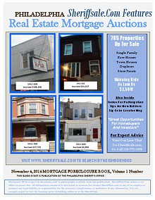 November 4, 2014 Mortgage Auction