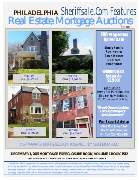December 1, 2015 Philadelphia Mortgage Foreclosure Sale clone_December 1, 2015 Mortgage Foreclosure Sale
