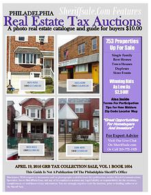 Guide To Buying April Tax Sale Properties Philadelphia