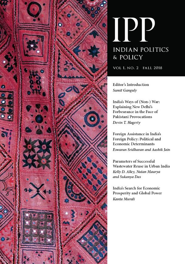 Indian Politics & Policy Volume 1, Number 2, Fall 2018