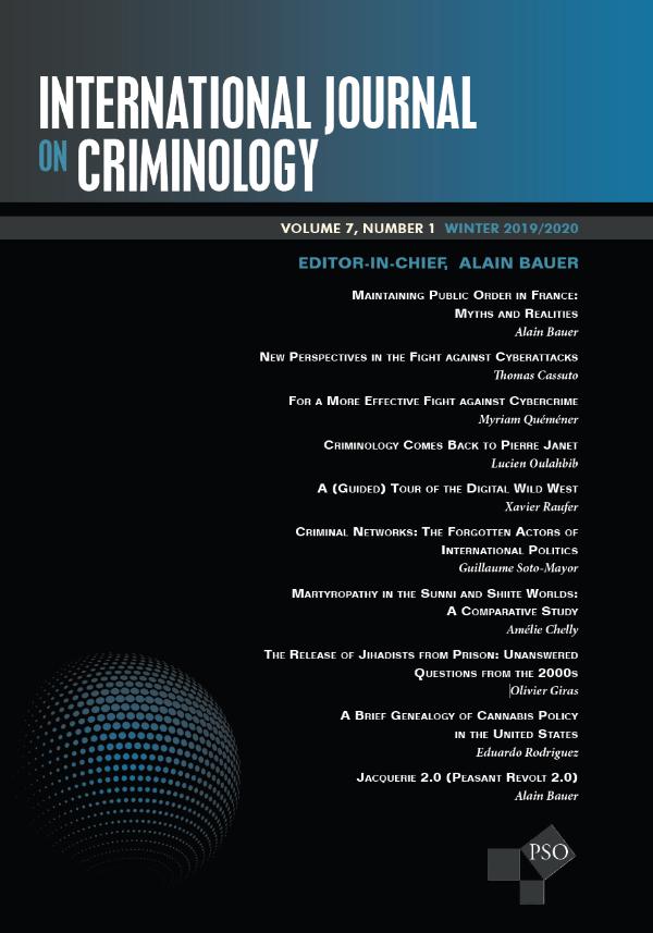 International Journal on Criminology Volume 7, Number 1, Winter 2019/2020