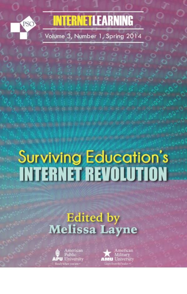 Internet Learning Volume 3, Number 1, Spring 2014
