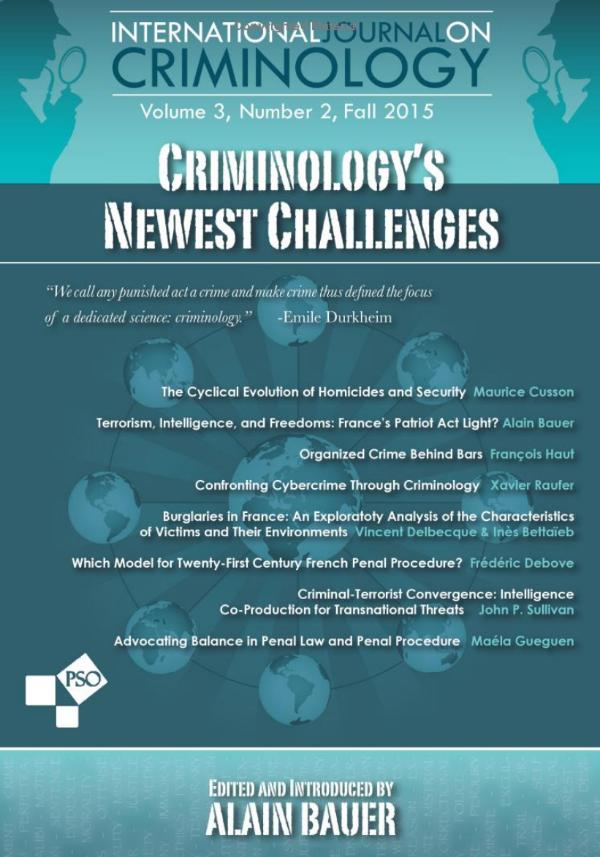 International Journal on Criminology Volume 3, Number 2, Fall 2015