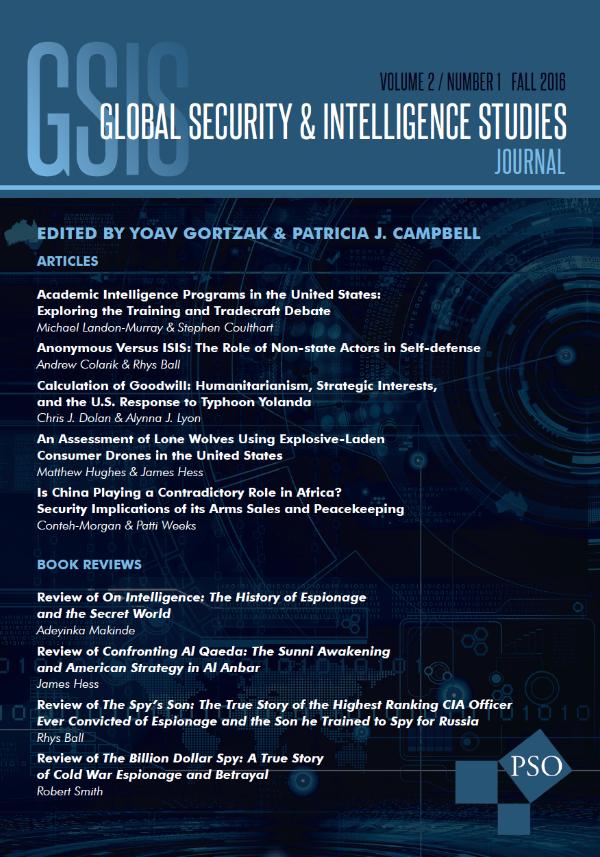 Global Security and Intelligence Studies Volume 2, Issue 1, Fall 2016