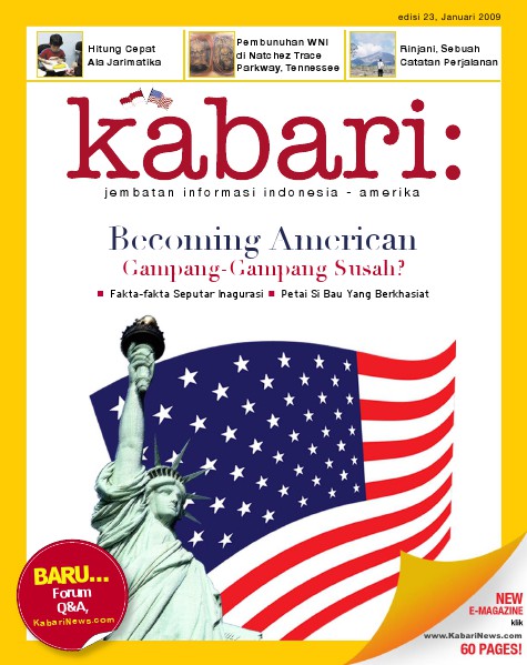 Majalah Digital Kabari Vol: 23 Januari - Februari 2009