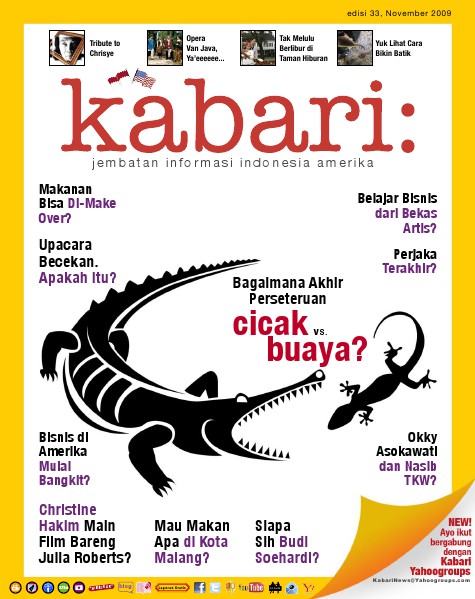 Majalah Digital Kabari Vol: 33 November - Desember 2009