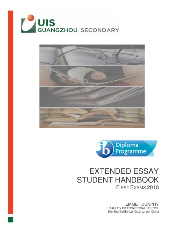 Extended Essay 2018