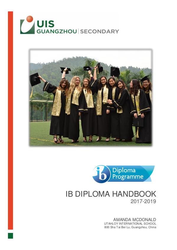 UISG - DP Special Features IBDP Handbook 2017-2019
