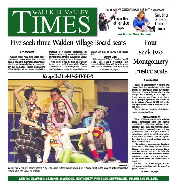 Wallkill Valley Times Mar. 15 2017