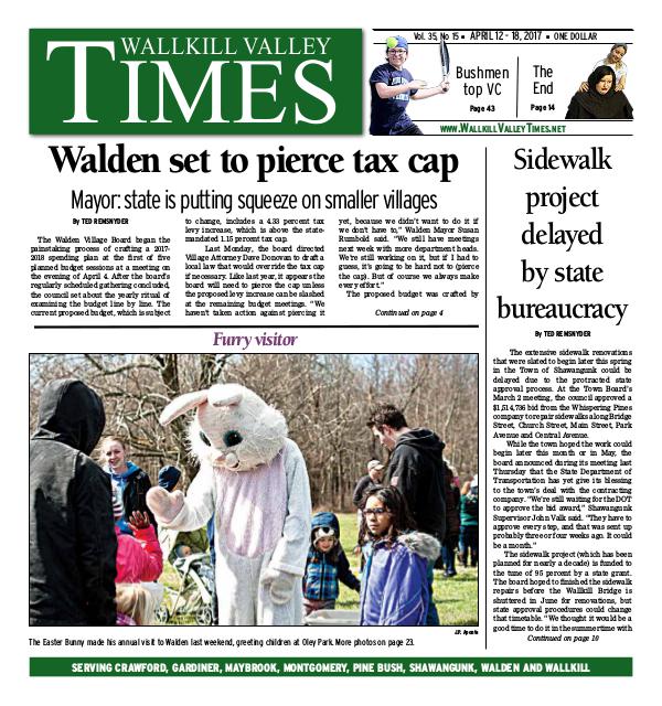 Wallkill Valley Times Apr. 12 2017