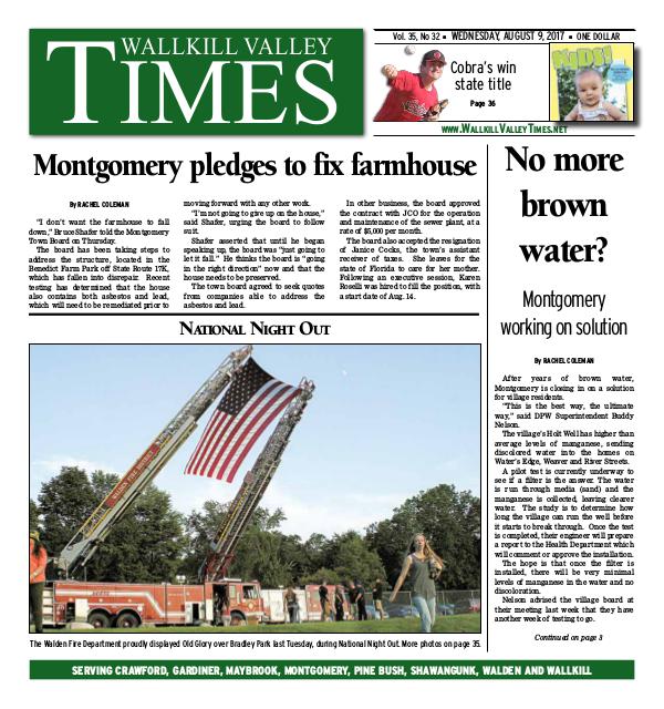 Wallkill Valley Times Aug. 09 2017