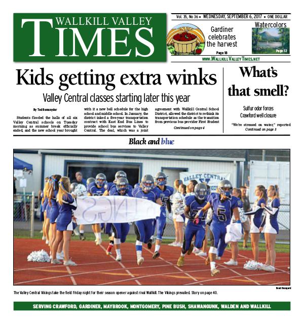 Wallkill Valley Times Sep. 06 2017