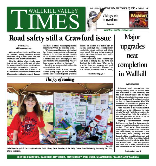 Wallkill Valley Times Sep. 27 2017
