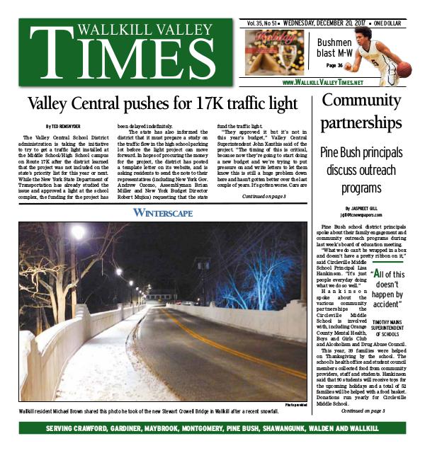 Wallkill Valley Times Dec. 20 2017