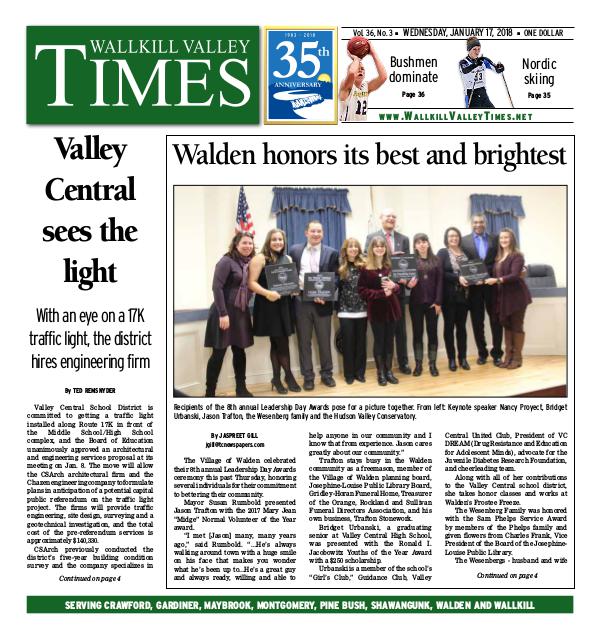 Wallkill Valley Times Jan. 17 2018