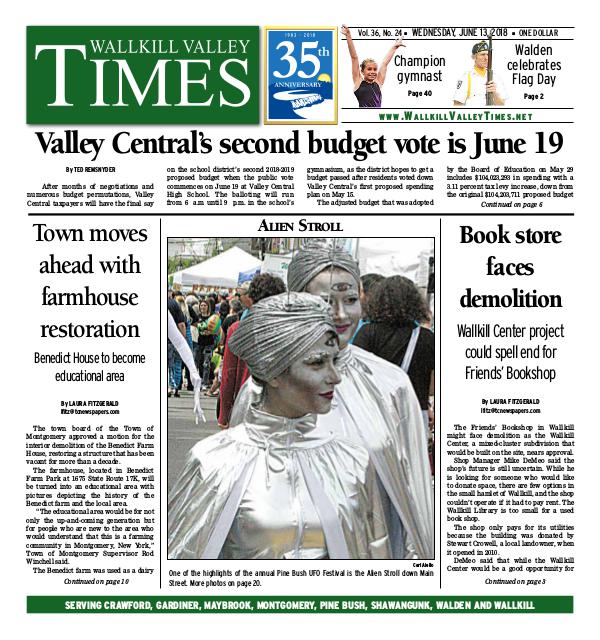 Wallkill Valley Times Jun. 13 2018