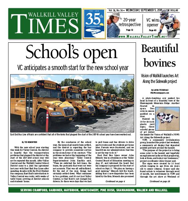 Wallkill Valley Times Sept. 05 2018