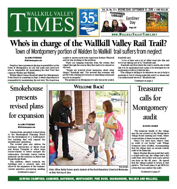 Wallkill Valley Times Sept. 12 2018