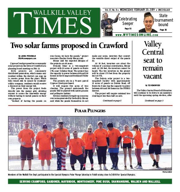 Wallkill Valley Times Feb. 20 2019