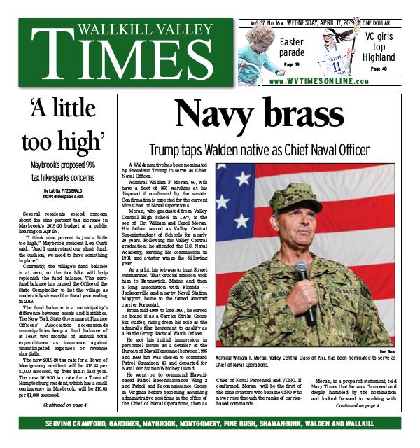 Wallkill Valley Times Apr. 17 2019