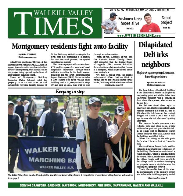Wallkill Valley Times May 22 2019