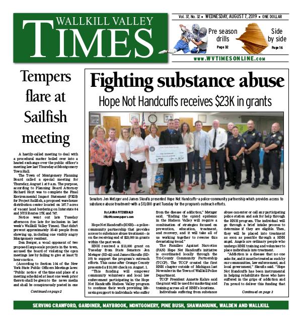 Wallkill Valley Times Aug. 07 2019