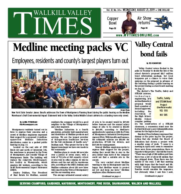Wallkill Valley Times Aug. 21 2019
